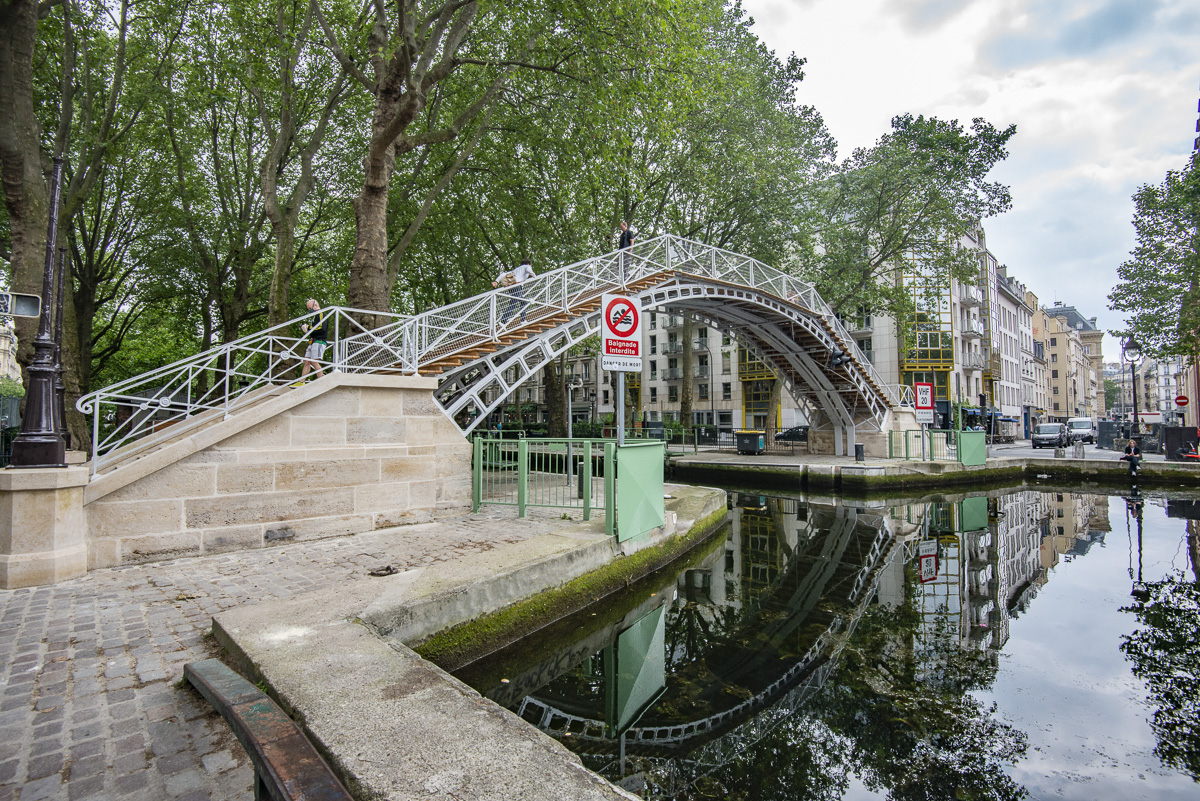 Passerelles du Canal Saint-Martin – 75010 Paris – MH